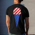 Fourth Of July American Flag Ice Cream Men's T-shirt Back Print Gifts for Him