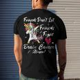 Friends Dont Let Friends Fight Brain Cancer Alone Unicorn Grey Ribbon Brain Cancer Brain Cancer Awareness V2 Men's Crewneck Short Sleeve Back Print T-shirt Gifts for Him