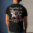 Friends Dont Let Friends Fight Leukemia Alone Unicorn Orange Ribbon Leukemia Leukemia Awareness Men's Crewneck Short Sleeve Back Print T-shirt Gifts for Him