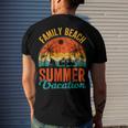 Funny Family Beach Summer Vacation Men's Crewneck Short Sleeve Back Print T-shirt Gifts for Him