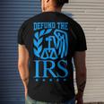 Funny Humour Irs Defund The Irs Men's Crewneck Short Sleeve Back Print T-shirt Gifts for Him