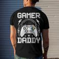 Gamer Daddy Video Gamer Gaming Men's T-shirt Back Print Gifts for Him