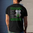 Gastroparesis Awareness Gastroparesis Warrior Men's Back Print T-shirt Gifts for Him