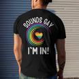 Gay Pride Sounds Gay Im In Men Women Lgbt Rainbow Men's Back Print T-shirt Gifts for Him