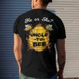 Gender Reveal He Or She Uncle To Bee Men's Crewneck Short Sleeve Back Print T-shirt Gifts for Him