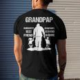 Grandpap Grandpa Grandpap Best Friend Best Partner In Crime Men's T-Shirt Back Print Gifts for Him