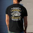 Guns Dont Kill People Dads With Pretty Daughters Do Active Men's Back Print T-shirt Gifts for Him