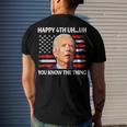 Happy Uh You Know The Thing Joe Biden 4Th Of July Men's Back Print T-shirt Gifts for Him