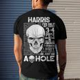 Harris Name Harris Ive Only Met About 3 Or 4 People Men's T-Shirt Back Print Gifts for Him
