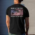 Home Of The Free Because Brave Grunge Men's Back Print T-shirt Gifts for Him