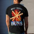 Hot Cross Buns V2 Men's Back Print T-shirt Gifts for Him