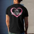 Intermittent Fasting - Im Fasting Men's Back Print T-shirt Gifts for Him