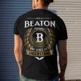 Its A Beaton Thing You Wouldnt Understand Name Men's T-shirt Back Print Gifts for Him