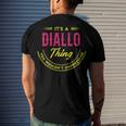 Its A Diallo Thing You Wouldnt Understand Diallo Men's T-Shirt Back Print Gifts for Him