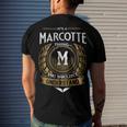 Its A Marcotte Thing You Wouldnt Understand Name Men's T-shirt Back Print Gifts for Him