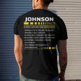 Johnson Name Johnson Facts Men's T-Shirt Back Print Gifts for Him