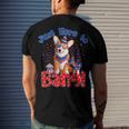Just Here To Bang Fourth Of July 4Th Of July Corgi Men's T-shirt Back Print Gifts for Him