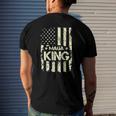 Maga King Make America Great Again Retro American Flag Men's Back Print T-shirt Gifts for Him