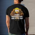 Make Thanksgiving Great Again 908 Shirt Men's Crewneck Short Sleeve Back Print T-shirt Gifts for Him