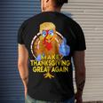 Make Thanksgiving Great Again Funny 2 Shirt Men's Crewneck Short Sleeve Back Print T-shirt Gifts for Him