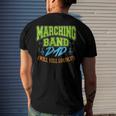 Mens Marching Band Dad Will Yell Loudly Men's Back Print T-shirt Gifts for Him