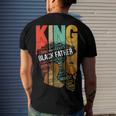 Mens Strong Black King Juneteeth African American Father Day 23 Shirt Men's Crewneck Short Sleeve Back Print T-shirt Gifts for Him