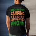 Modern Day Camping Is An Uncharged Phone Men's Crewneck Short Sleeve Back Print T-shirt Gifts for Him