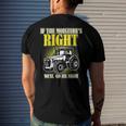 If The Moistures Right Well Go All Night Tee Farmer Men's Back Print T-shirt Gifts for Him