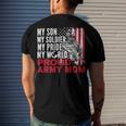 My Son My Soldier My Pride My World 694 Shirt Men's Crewneck Short Sleeve Back Print T-shirt Gifts for Him