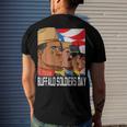 National Buffalo Soldiers Day July 28Th Patriotic Men's T-shirt Back Print Gifts for Him