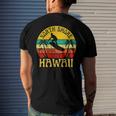 North Shore Beach Hawaii Surfing Surfer Ocean Vintage Men's Back Print T-shirt Gifts for Him