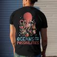Oceans Of Possibilities Summer Reading 2022 Octopus Men's Back Print T-shirt Gifts for Him