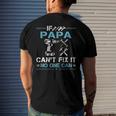 If Papa Cant Fix It No One Can Fathers Day Men's Back Print T-shirt Gifts for Him