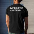 Pat Foley Is A Legend Men's Crewneck Short Sleeve Back Print T-shirt Gifts for Him