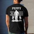 Peppy Grandpa Peppy Best Friend Best Partner In Crime Men's T-Shirt Back Print Gifts for Him