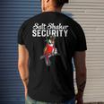 Pirate Parrot I Salt Shaker Security Men's Back Print T-shirt Gifts for Him