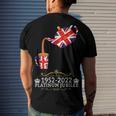 Platinum Jubilee 2022 Union Jack For Kids & Jubilee Teapot Men's Back Print T-shirt Gifts for Him
