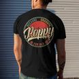 Poppy Because Grandpa Is For Old Guys V2 Men's Crewneck Short Sleeve Back Print T-shirt Gifts for Him