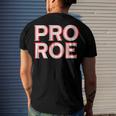 Pro Roe Men's Crewneck Short Sleeve Back Print T-shirt Gifts for Him