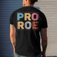 Pro Roe V3 Men's Back Print T-shirt Gifts for Him