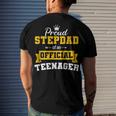 Proud Stepdad Of Official Nager 13 Birthday Vintage Men's T-shirt Back Print Gifts for Him