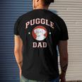 Puggle Dad Puggle Owner Men's Back Print T-shirt Gifts for Him