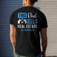 Real Estate Agent Men Dad Realtor Raglan Baseball Men's Back Print T-shirt Gifts for Him