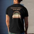 Theres Only One Bed Fanfiction Writer Trope Men's Back Print T-shirt Gifts for Him
