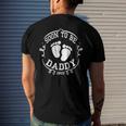 Mens Soon To Be Daddy 2022 Fathers Day First Time Dad Pregnancy Men's Back Print T-shirt Gifts for Him
