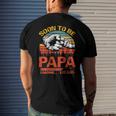 Soon To Be Papa Est 2022 New Papa Vintage Men's Back Print T-shirt Gifts for Him