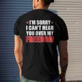 Im Sorry I Cant Hear You Over My Freedom Usa Men's Back Print T-shirt Gifts for Him