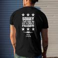 Sorry I Cant Hear You Over The Sound Of Freedom Men's Back Print T-shirt Gifts for Him