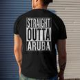 Straight Outta Aruba Great Travel & Idea Men's Back Print T-shirt Gifts for Him