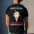 This Is My Christmas Pajama 879 Shirt Men's Crewneck Short Sleeve Back Print T-shirt Gifts for Him